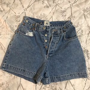 High waisted shorts